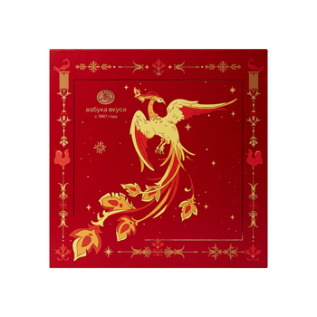 

Коробка подарочная Азбука вкуса с лентами 34.5х34.5х11.5 см