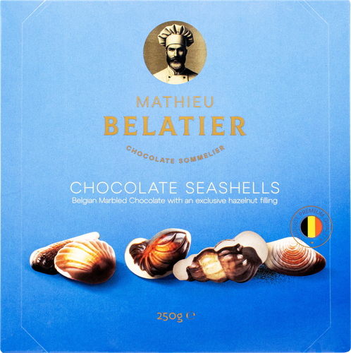 

Конфеты шоколадные Mathieu Belatier Ракушки 250 г