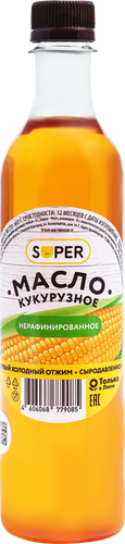 

Масло кукурузное Super нерафинированное 500 мл