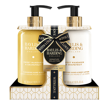 

Подарочный набор Baylis&Harding Luxury Hand Care Сладкий мандарин и грейпфрут Мыло жидкое 300 мл + Лосьон для рук и тела 300 мл