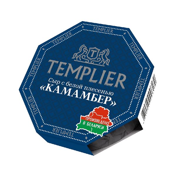 Сыр мягкий с белой плесенью Templier Камамбер 50% фас 125г