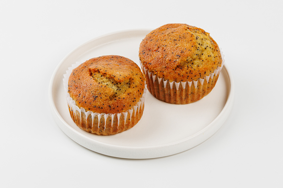 

Кекс ВкусВилл с маком и цедрой лимона без пшеничной муки 2 шт 100 г