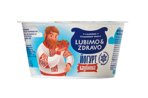 

Йогурт Lubimo&Zdravo с клубникой 2.5% 140 г