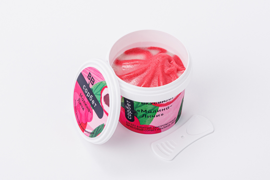 

Сорбет Малина-Личи Продукт замороженный