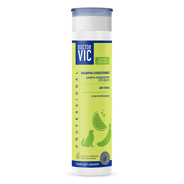 Шампунь-кондиционер для собак Doctor VIC всех пород Tutti Frutti 250 мл