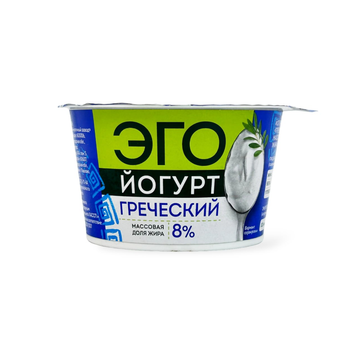 

Йогурт греческий Эго 8% 180 г