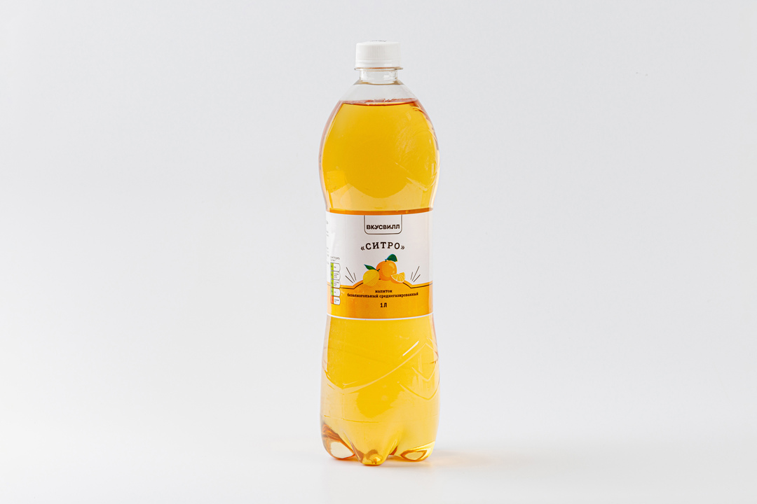 

Напиток ВкусВилл "Ситро" безалкогольный среднегазированный 1л