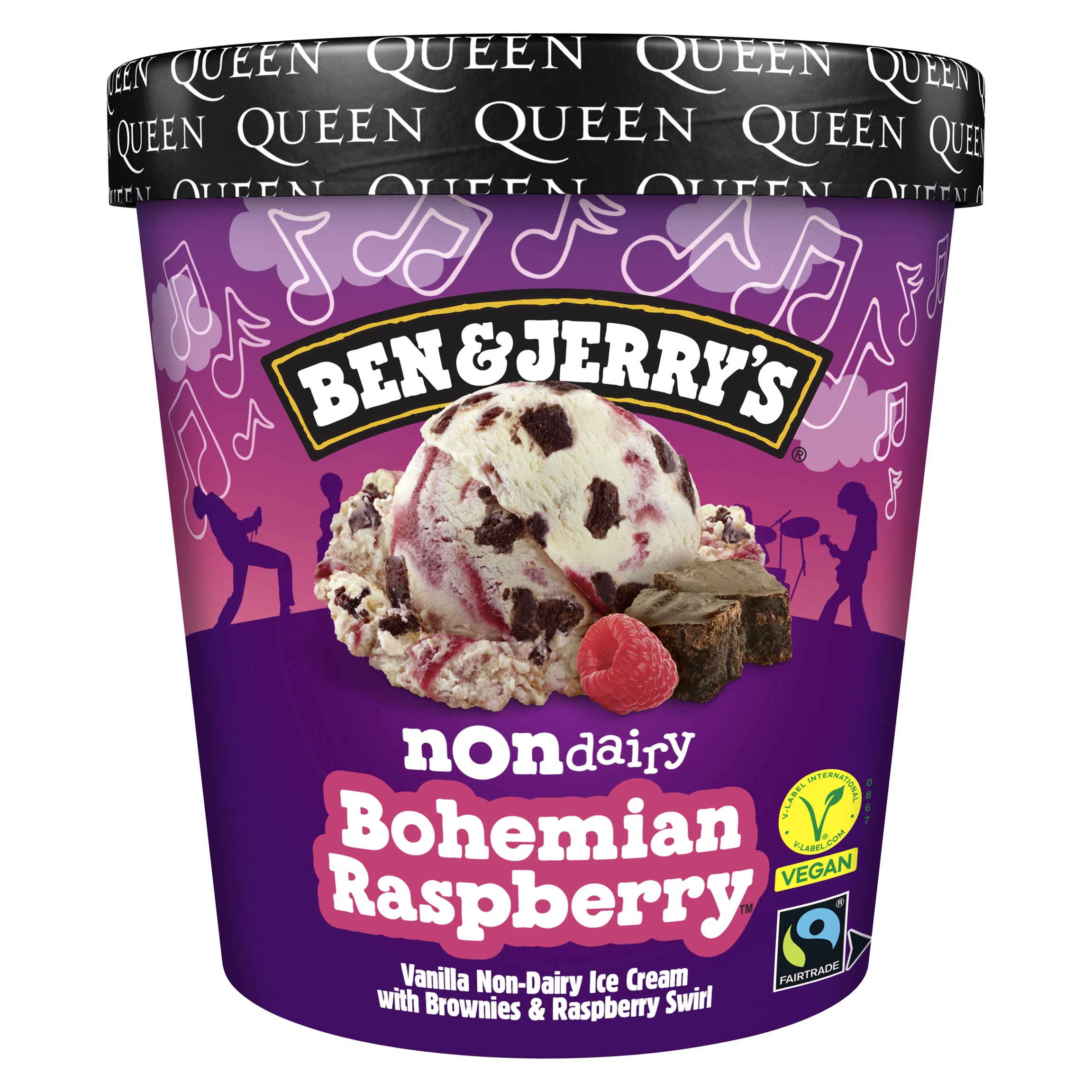 

Мороженое Ben&Jerry's Ванильное с кусочками брауни и малиновым наполнителем 403 г