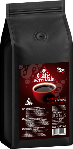 

Кофе зерновой Lebo Серенада среднеобжаренный 1 кг