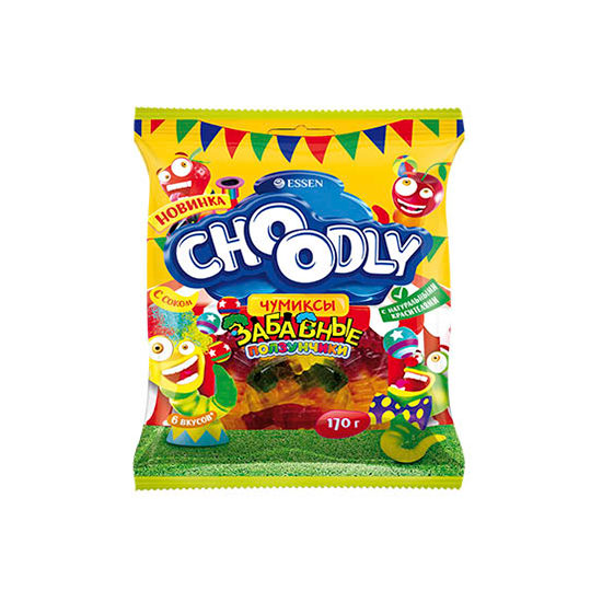 

Жевательный мармелад Essen Choоdly забавные ползунчики 170 г