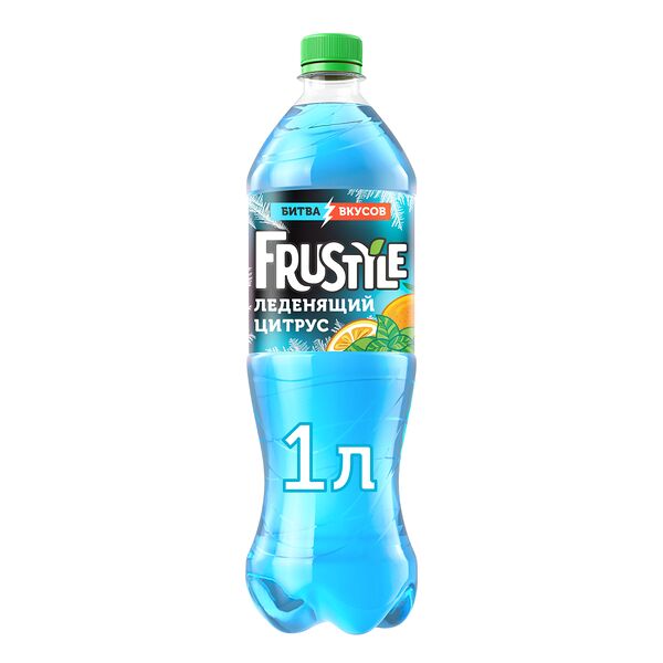 Газированный напиток Frustyle Леденящий Цитрус со вкусом мандарина и мяты 1 л
