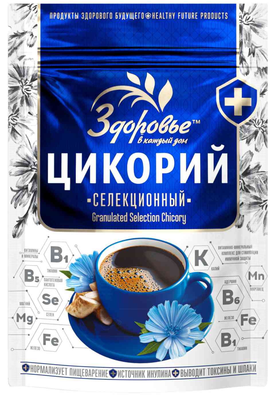 

Цикорий гранулированный Здоровье селекционный 100 г