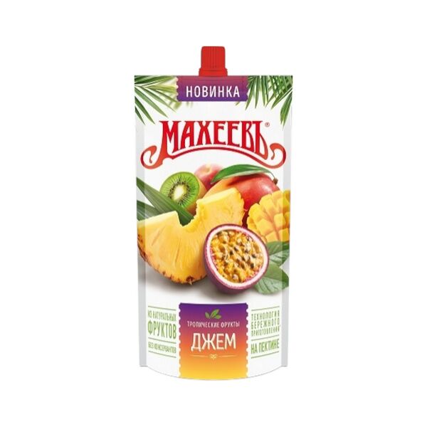 Джем Тропические фрукты Махеевъ дой пак 300г