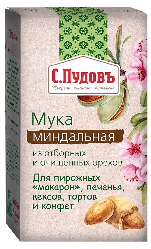 

Мука миндальная С.Пудовъ 100 г
