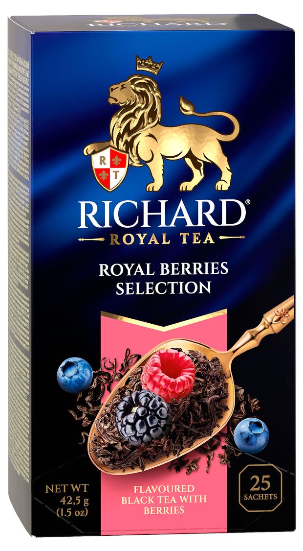 

Чай черный Richard Royal Berries Selection 25 шт x 1.7 г