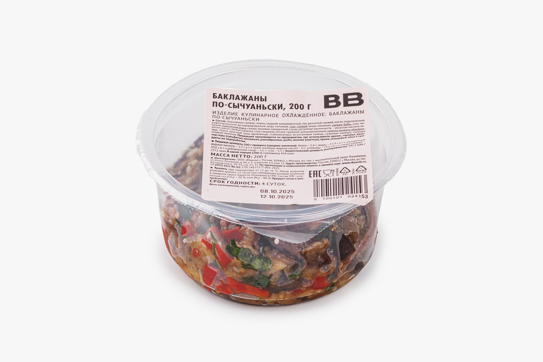 

Баклажаны ВкусВилл по-сычуаньски 200 г