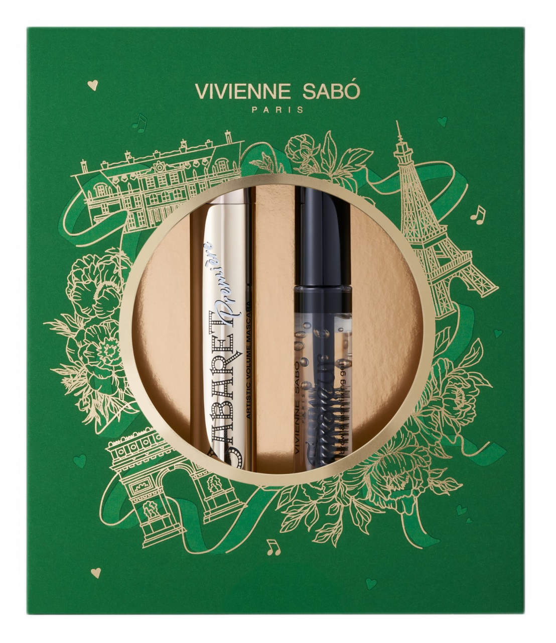 

Набор для макияжа Vivienne Sabo: Тушь Cabaret 01 9 мл, гель для бровей Fixateur 02 6 мл