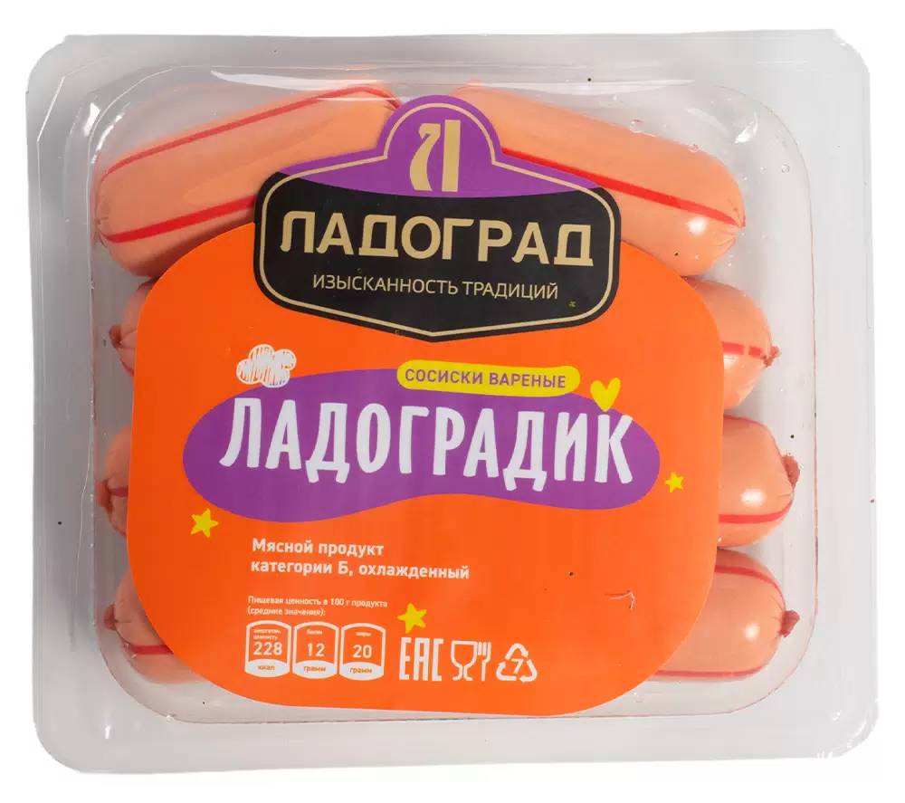 

Сосиски Ладоград Ладоградик 200 г
