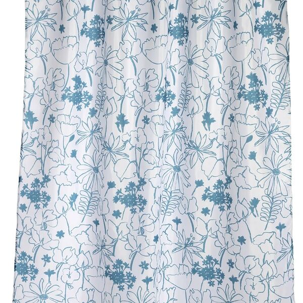 Штора для ванной Aqua-Rivus Вуаль бело-синяя 180х180 см