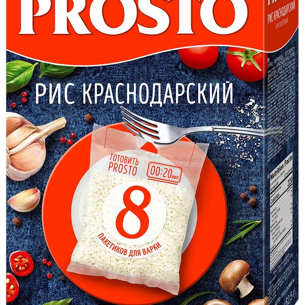 Рис Prosto Краснодарский 8 шт. х 62.5 г