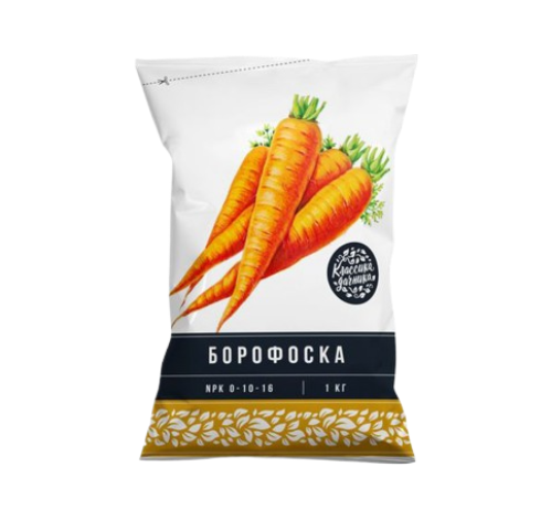 

Удобрение Классика дачника Борофоска гранулированная смесь 1 кг дизайн упаковки в ассоритменте