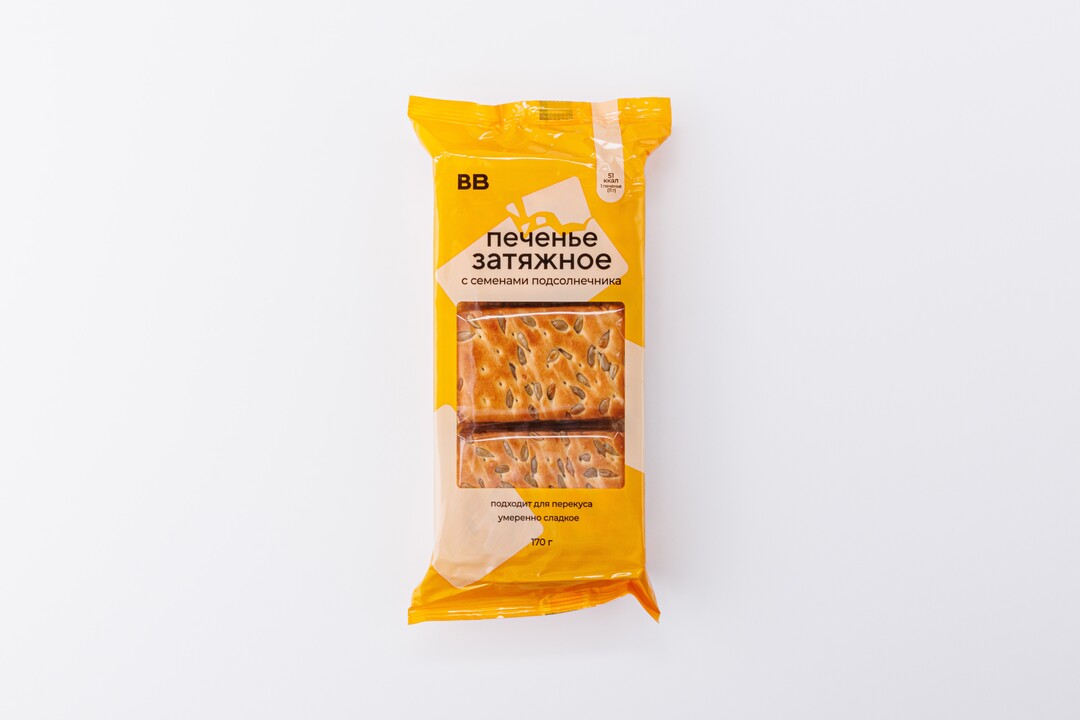 

Печенье ВкусВилл затяжное с семенами подсолнечника 170 г