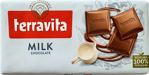 Молочный шоколад Terravita Mleczna 100 г