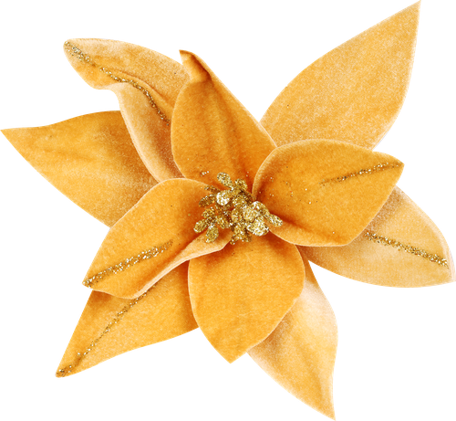 

Украшение елочное Homeclub пуансеттия тканевая 21 см в ассортименте