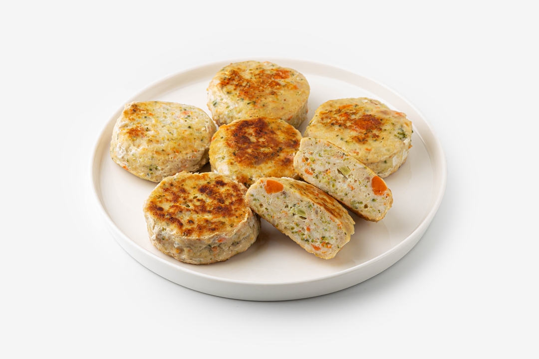 

Котлеты ВкусВилл Фитнес из цыпленка с овощами заморозка 400 г