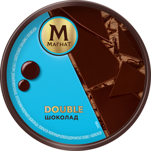 

Мороженое Магнат Double Пинта Шоколадное 310 г