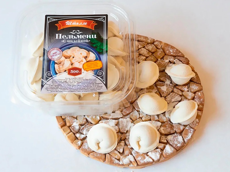 Пельмени с индейкой
