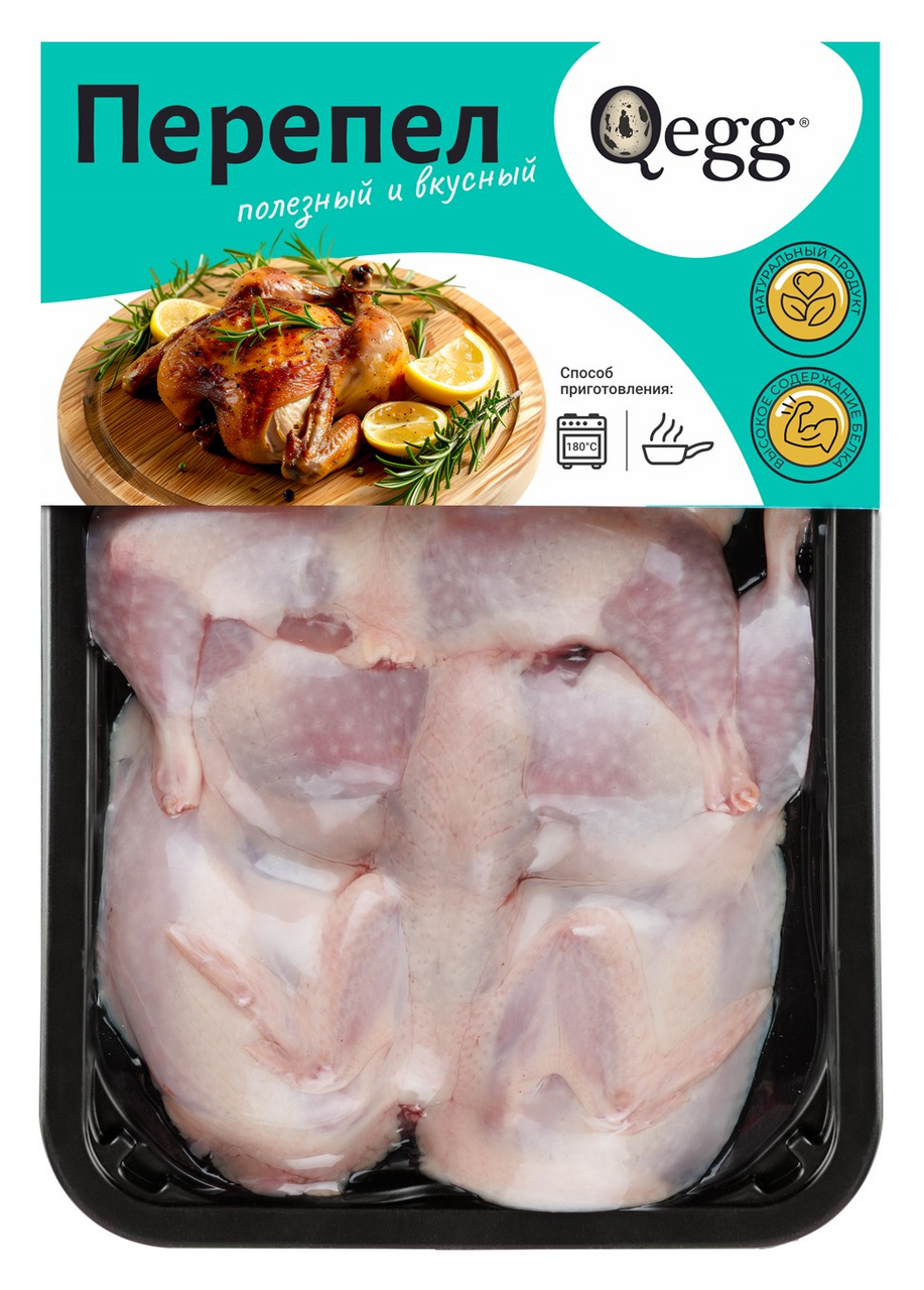 

Тушка перепела Табака Qegg охлаждённая вес