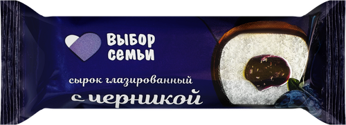 

Сырок творожный Выбор семьи глазированный черничный наполнитель 5% БЗМЖ 40 г