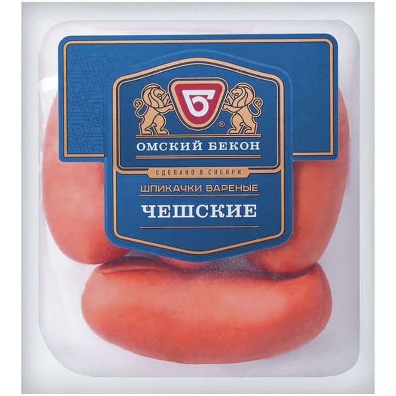 

Шпикачки Омский Бекон Чешские 400 г