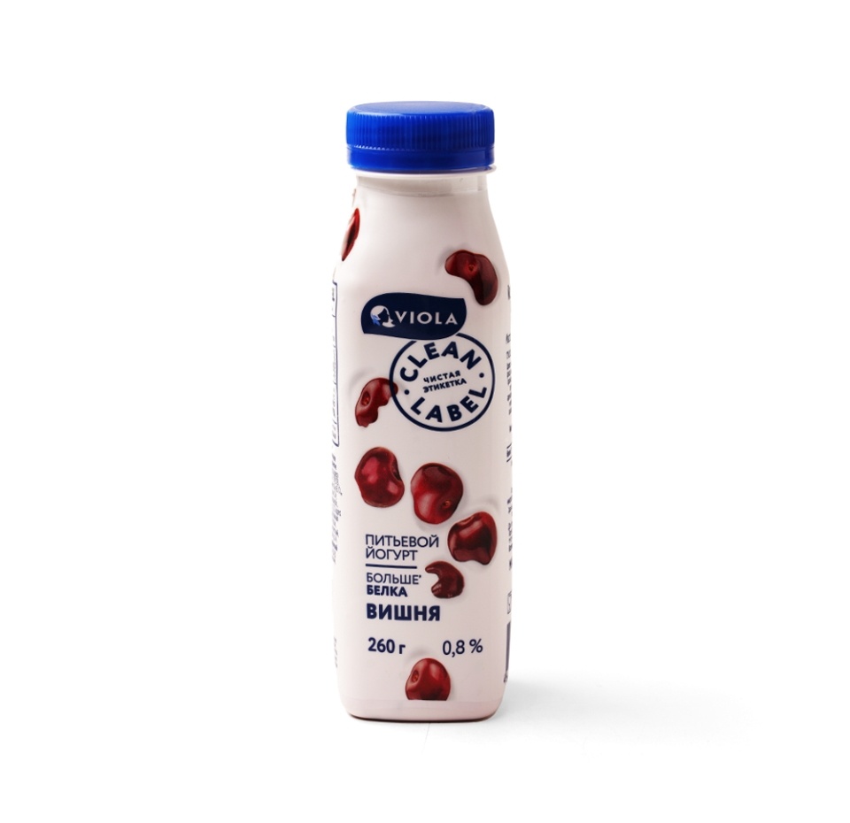 

Йогурт питьевой Viola Clean Label с вишней 0.8% 260 г