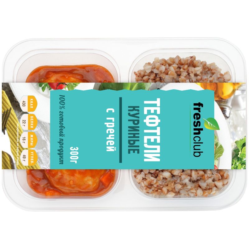 

Тефтели Freshclub куриные с гречей 300 г
