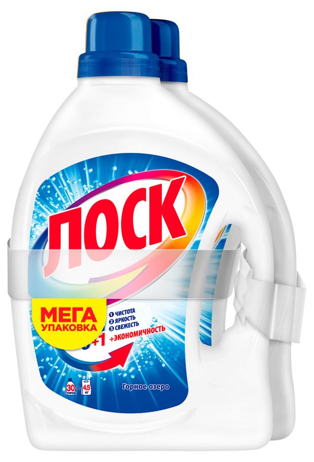 

Гель для стирки Losk Горное озеро, 2х1.95 л