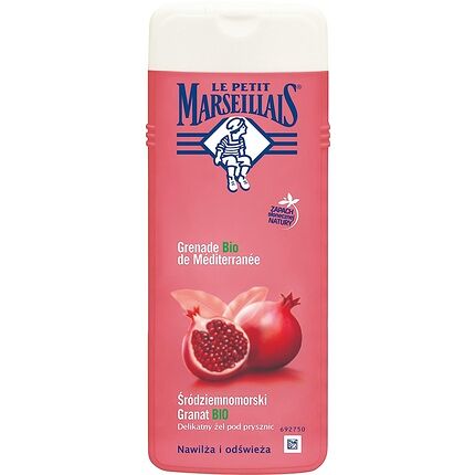 Гель для душа Le Petit Marseillais Гранат био, 400 мл