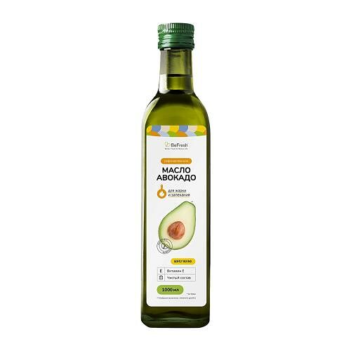 Масло авокадо BeFresh рафинированное 1 л