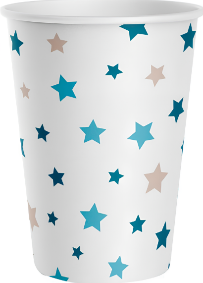 Стаканы картонные Пакетико Boys, 6 шт