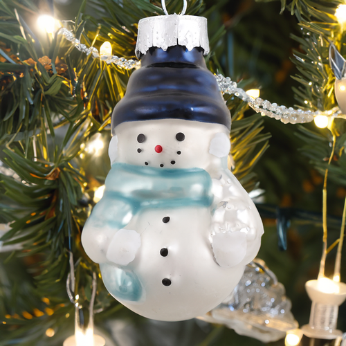 

Набор шаров Homeclub Новогоднее украшение 3 см, с фигурами стекло синий-жемчужный арт. 22LG0126004