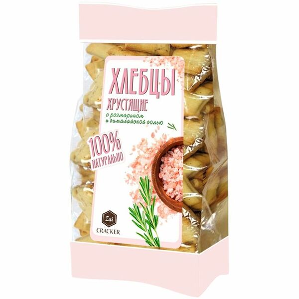 Хлебцы Zai Cracker с розмарин и солью 250г