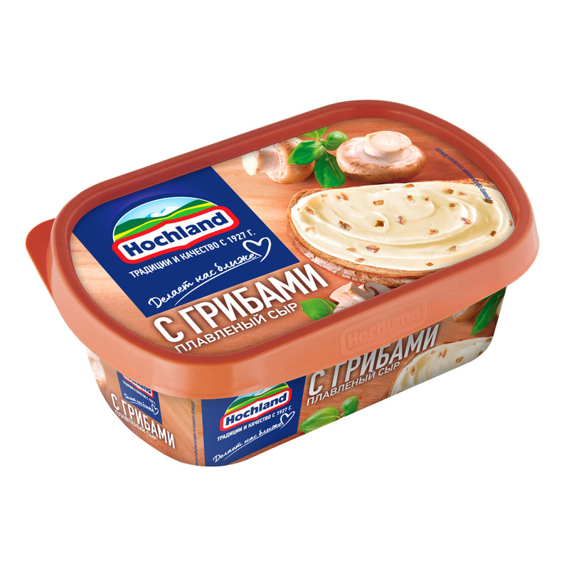 

Сыр плавленый Hochland с грибами 55% 200 г