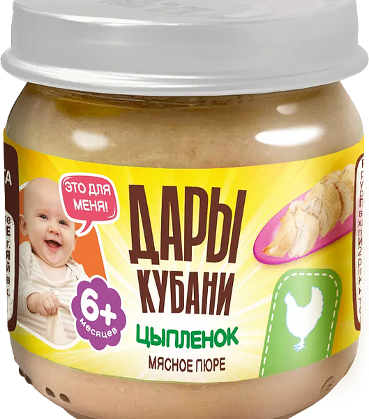 Пюре Дары Кубани Цыпленок 80 г