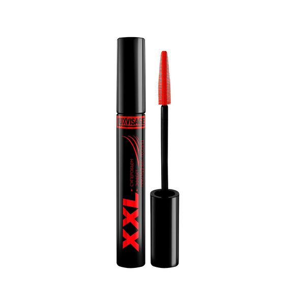 Тушь для ресниц LUXVISAGE XXL 9г  Суперобъем - Эффект накладных ресниц LUXVISAGE вес 9г