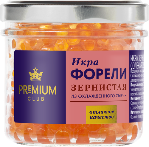 

Икра форели Premium Club 100 г