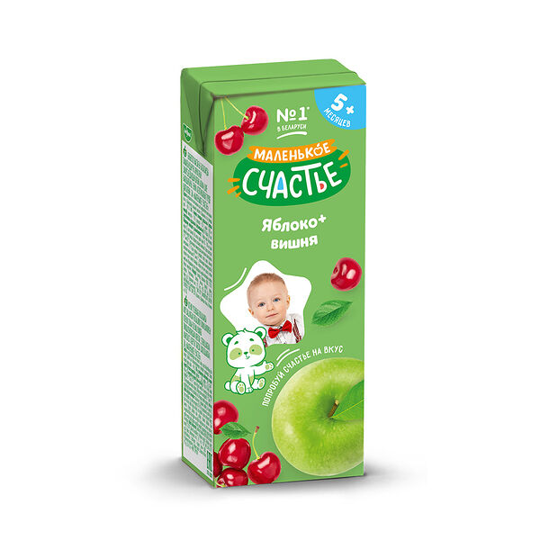 Яблоко-Вишня нектар вес 0.2л  ДП Маленькое счастье