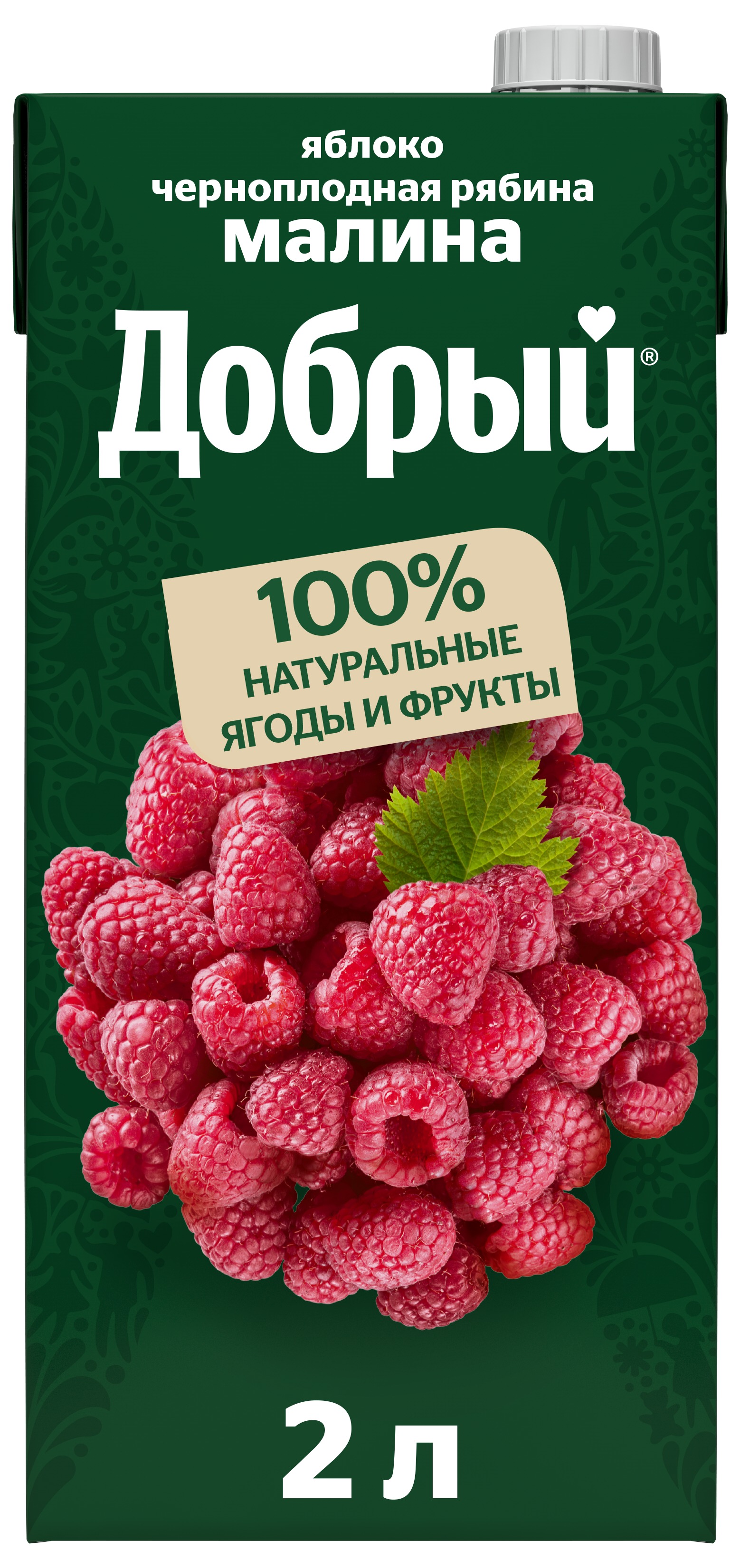 

Нектар Добрый Яблоко-Малина-Рябина 2 л