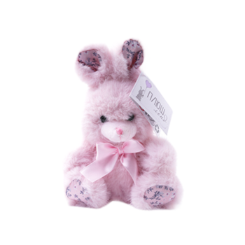 

Игрушка Мягкая Плюшленд Брелок Зайка Флёр Розовый Jiangsu Sainty Runlong Trade