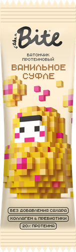 

Батончик протеиновый Take a Bite глазированный Ванильное суфле 40 г